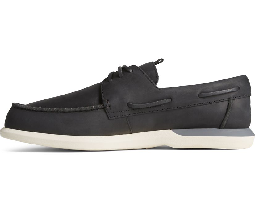 Sperry Authentic Original PLUSHWAVE 2.0 Boat Shoes Black | SHZ-542796