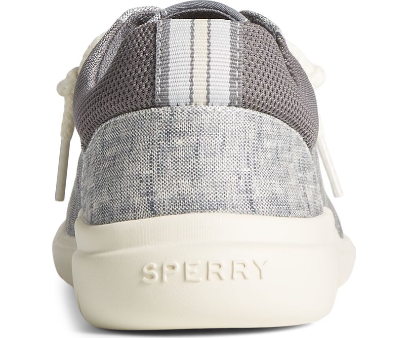 Sperry Captain's Moc Chambray Loafers Grey | ONU-307149