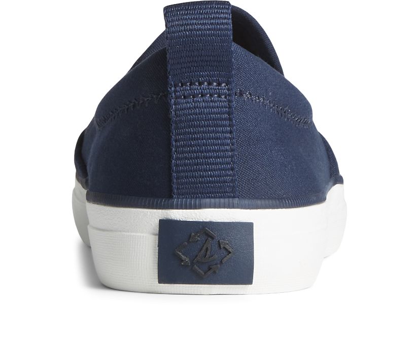 Sperry Crest Twin Gore SeaCycled™ Canvas Sneakers Navy | ENF-230869