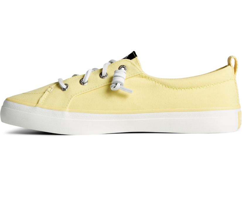Sperry Crest Vibe SeaCycled™ Canvas Sneakers Yellow | XBC-978612
