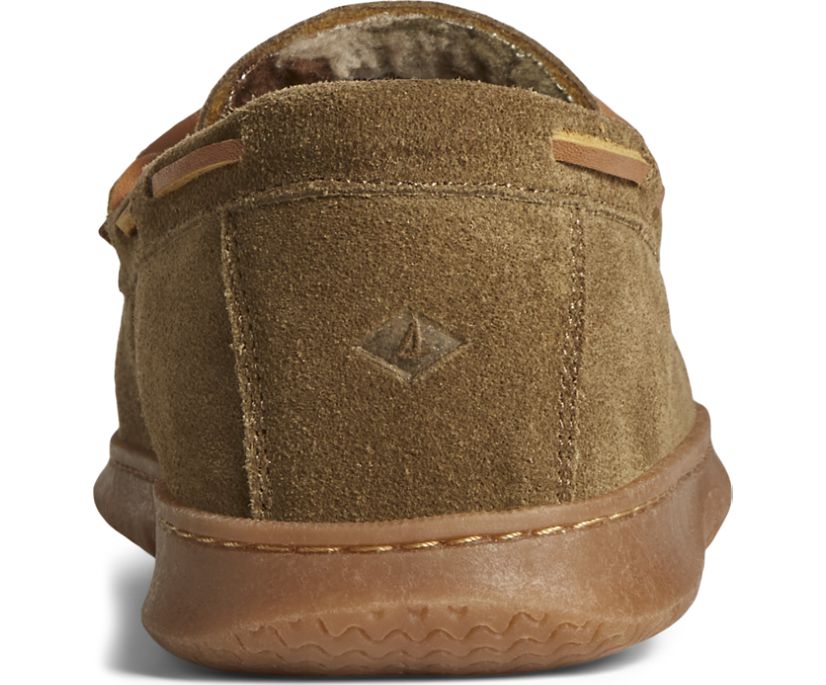 Sperry Doyle Moccasin Slippers Olive / Camo | ATM-034721