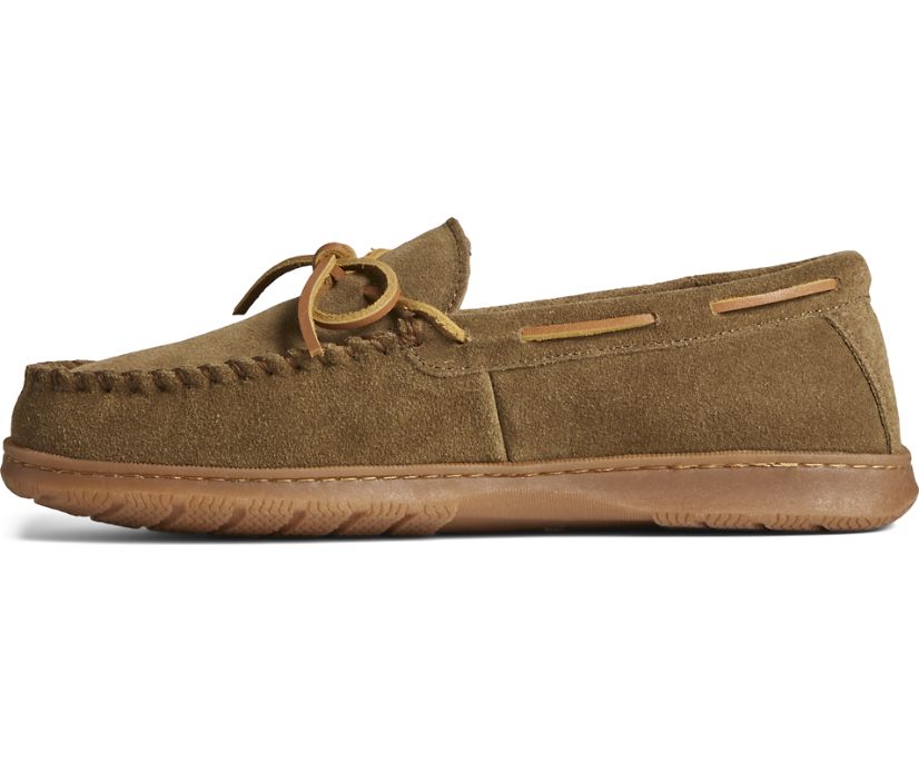 Sperry Doyle Moccasin Slippers Olive / Camo | ATM-034721