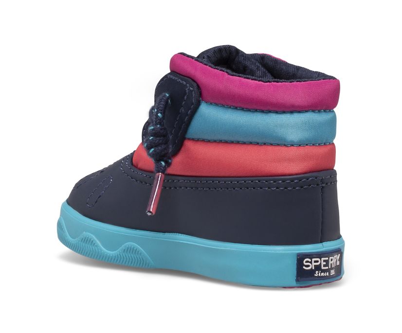 Sperry Icestorm Crib Boots Navy / Multicolor | HYX-735962