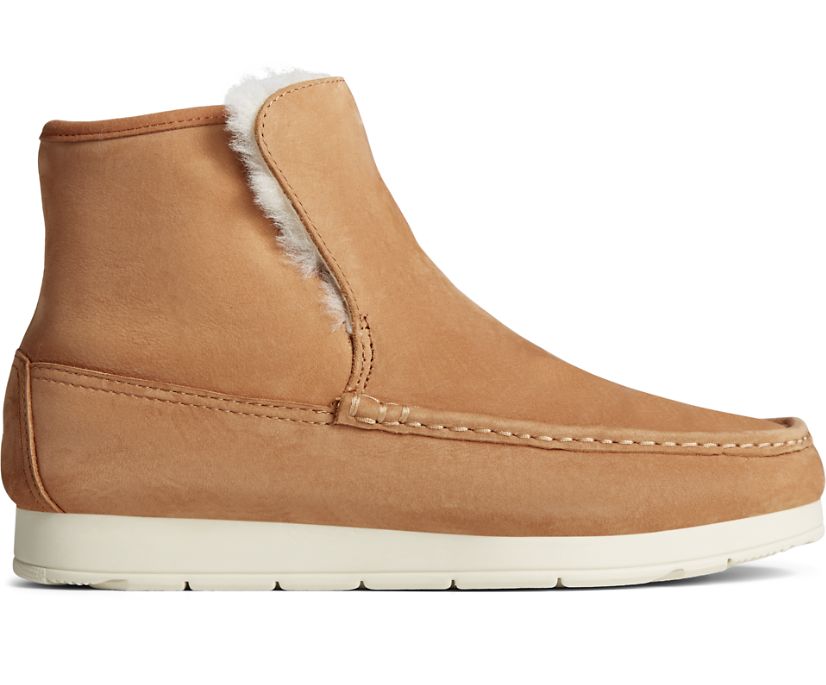 Sperry Moc-Sider Shearling Chelsea Boots Brown | OIC-580714