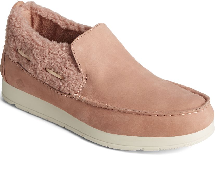 Sperry Moc-Sider Teddy Slip On Loafers Rose | IOX-916724