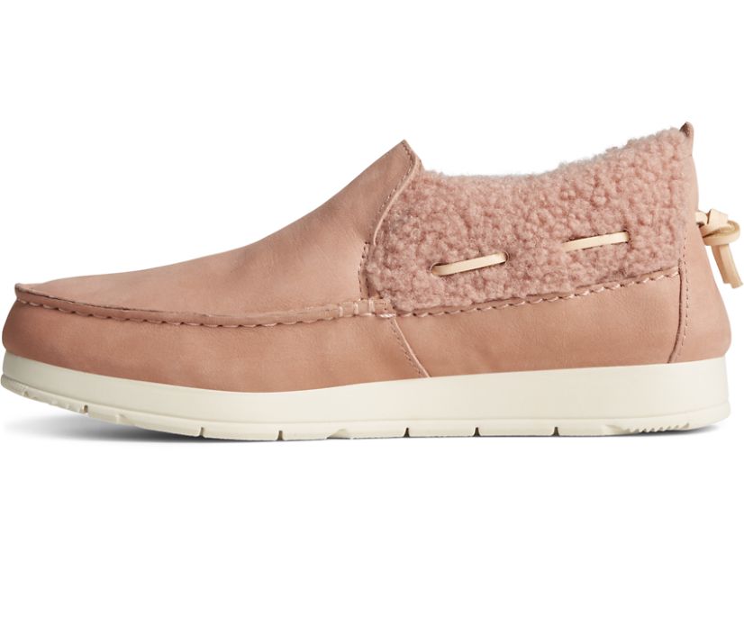 Sperry Moc-Sider Teddy Slip On Loafers Rose | IOX-916724