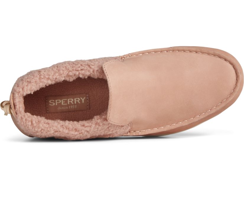 Sperry Moc-Sider Teddy Slip On Loafers Rose | IOX-916724