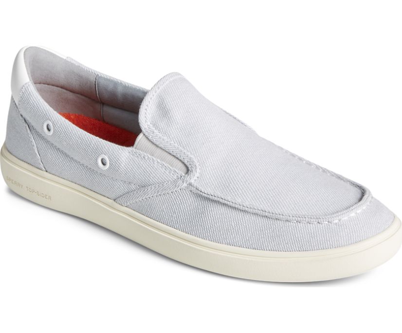 Sperry Outer Banks Twin Gore Washed Loafers Grey | ETM-150643