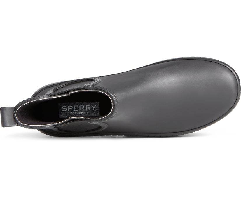 Sperry Torrent Chelsea Rain Boots Black | KOF-362705