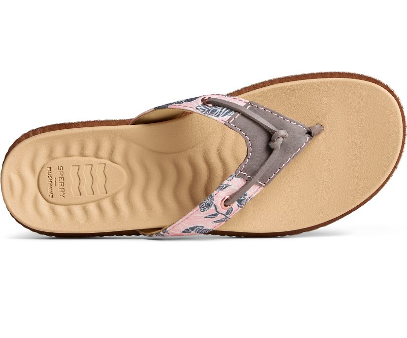 Sperry Waveside PLUSHWAVE Flip Flop Sandals Pink | BST-681329