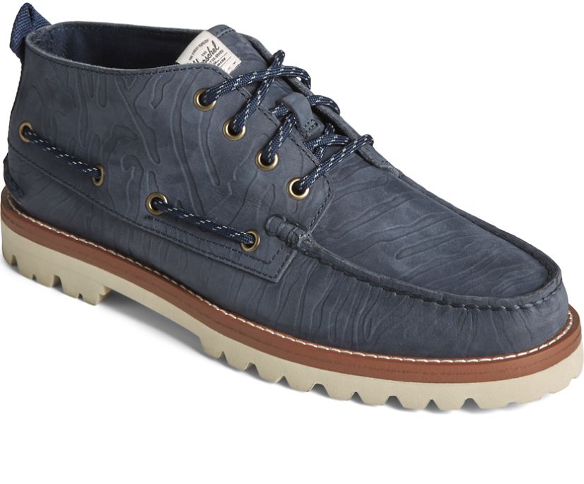 Sperry x Herschel Authentic Original Vibram Chukka Boots Navy | VCS-360159