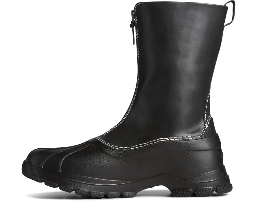 Sperry x Who What Wear Duck Float Zip Up Boots Black | KFD-750843