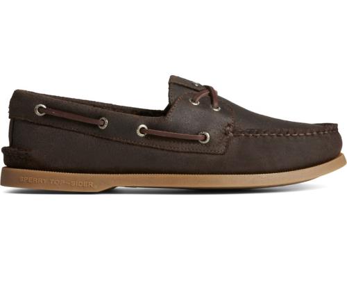 Sperry Authentic Original Shearling Wool Boat Shoes Black / Brown | SQO-427196