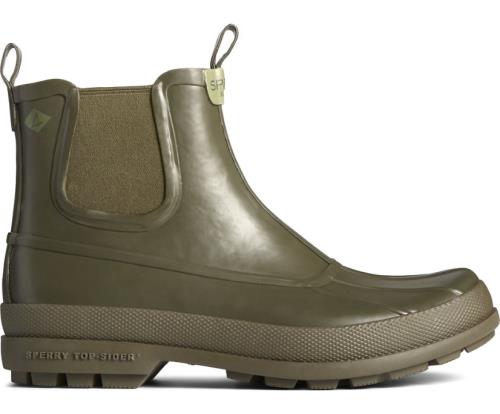 Sperry Cold Bay Rubber Chelsea Boots Olive | OUY-467258