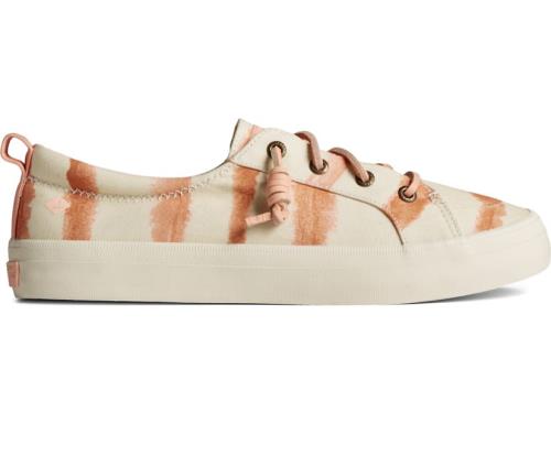 Sperry Crest Vibe Tie Dye Stripe Sneakers Rose | HML-709581