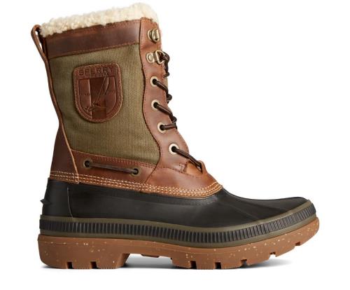 Sperry Ice Bay Tall w/ Thinsulate™ Boots Brown / Olive | GQL-847230