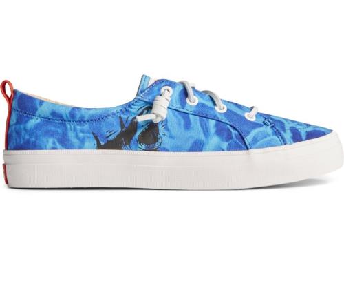 Sperry x JAWS Crest Vibe Shark Sneakers Blue | DGM-149528